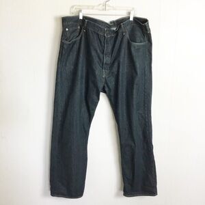 Levi's Men's Size 44x30 501 Dark Blue Jeans Pants